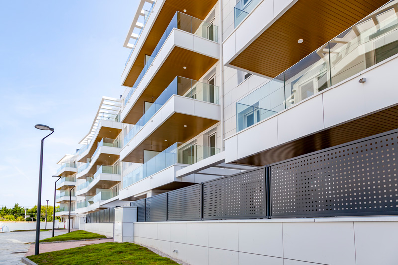 construcción de edificio de viviendas en irun